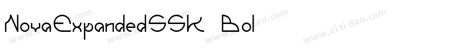 NovaExpandedSSK Bol字体转换